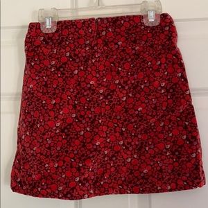 🌺 NWT GAP Velvet Skirt Sz6